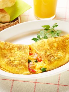 簡単朝ごはん!具だくさんオムレツ-レシピのメイン写真