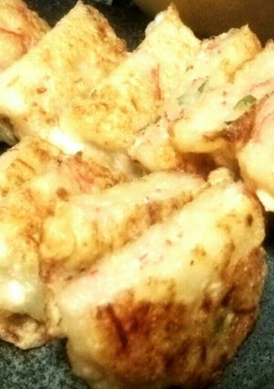 節約☆豆腐カニカマネギのおつまみチヂミ-レシピのメイン写真