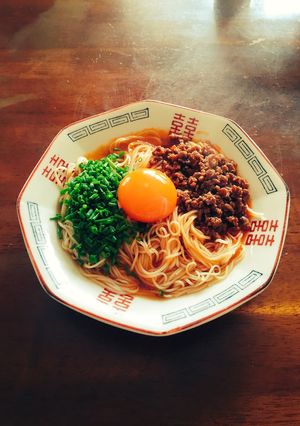 即完成！そーめんで作る簡単担担麺-レシピのメイン写真