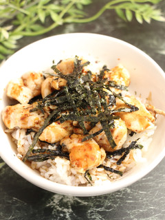 簡単!ゆず七味やきとり丼 手羽コマ-レシピのメイン写真