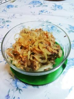 玉ねぎとさば水煮缶の和え物-レシピのメイン写真