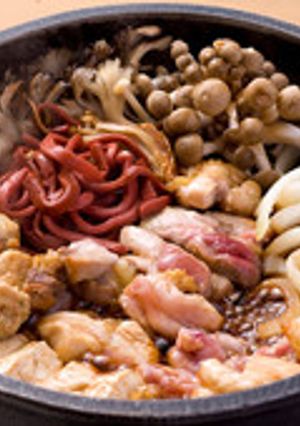 近江しゃものすき焼き(関西風)-レシピのメイン写真