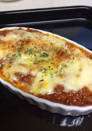 余ったミートソースで茄子グラタン-レシピのメイン写真