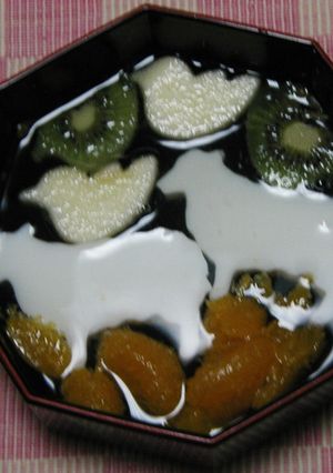 ミルク寒天☆サイダー風味-レシピのメイン写真