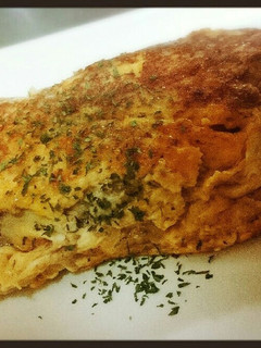 簡単!卵焼き!ひき肉と玉ねぎのオムレツ-レシピのメイン写真