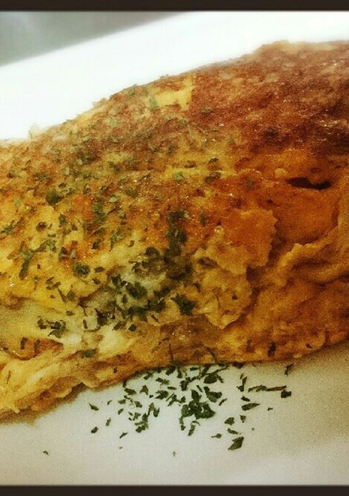 簡単！卵焼き！ひき肉と玉ねぎのオムレツ-レシピのメイン写真