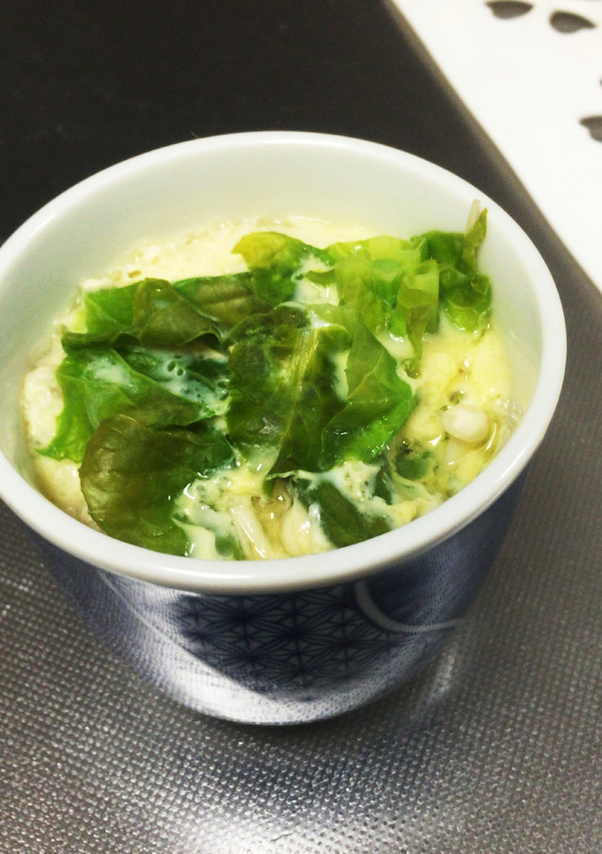簡単☆菜の花の茶碗蒸し-レシピのメイン写真