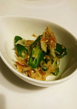オクラとガリの和え物-レシピのメイン写真