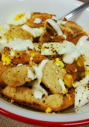 朝の満腹レシピ✾トーストサラダ-レシピのメイン写真