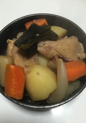 釜めしの釜で1人分の肉じゃが-レシピのメイン写真