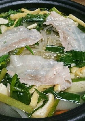 青ネギ 大量消費 鍋✨-レシピのメイン写真
