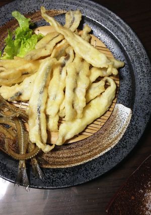 子供大好き♡サヨリの天婦羅と骨せんべい-レシピのメイン写真