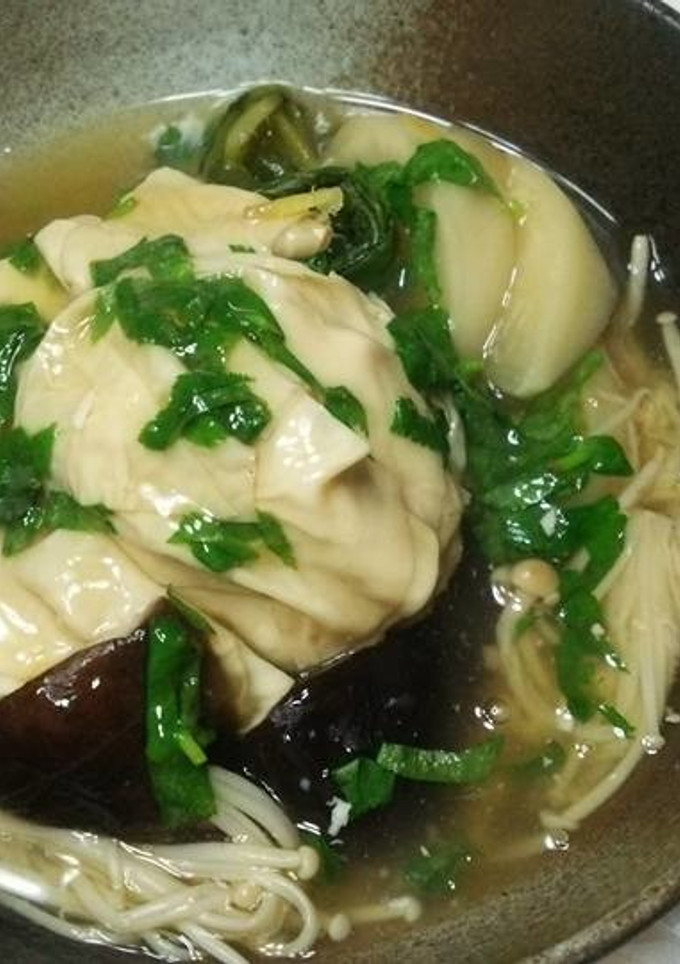 豆腐ときのこのゆばあんかけ-レシピのメイン写真