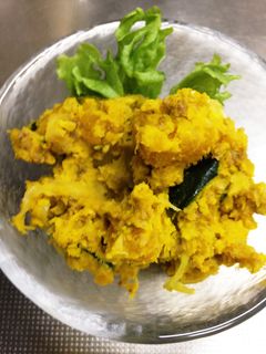 かぼちゃの塩そぼろサラダ♪カレー風味-レシピのメイン写真