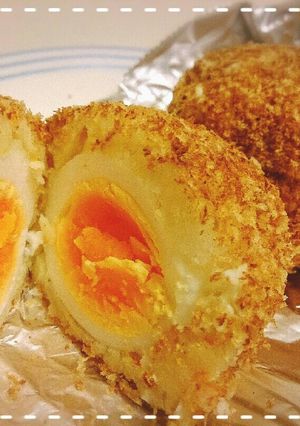 揚げない!まるごとたまごコロッケ-レシピのメイン写真