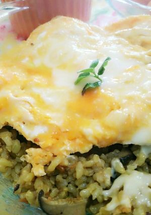 鮭とトマトのカレーピラフ。ふあふあ卵のせ-レシピのメイン写真