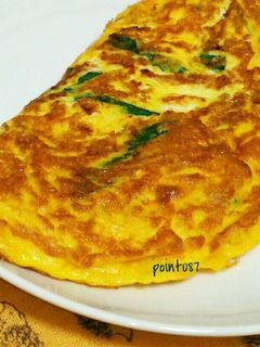 にらたま (オムレツ?)中華風しょうゆ味-レシピのメイン写真
