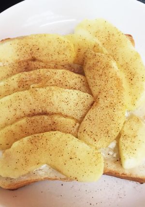 焼きリンゴトースト-レシピのメイン写真