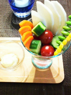 野菜のパフェ風盛☆ディップサラダに♪-レシピのメイン写真