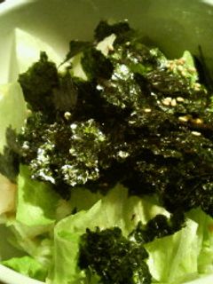 レタスの和風サラダ-レシピのメイン写真