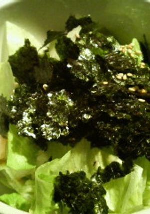 レタスの和風サラダ-レシピのメイン写真