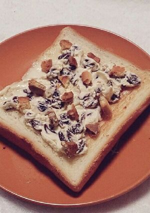 北海道☆レーズンバターサンド風トースト。-レシピのメイン写真