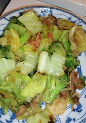 えびとキャベツの中華炒め-レシピのメイン写真