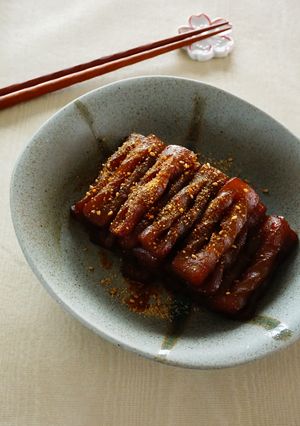 ねじりピリ辛こんにゃく-レシピのメイン写真