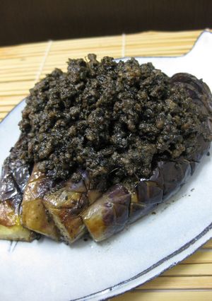 なすの黒ごまみそそぼろ-レシピのメイン写真
