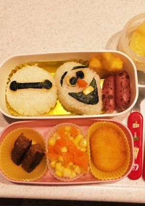 ツムツムみたいな!キャラ弁-レシピのメイン写真