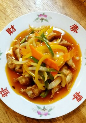 甘酢あんかけ揚げ餃子-レシピのメイン写真