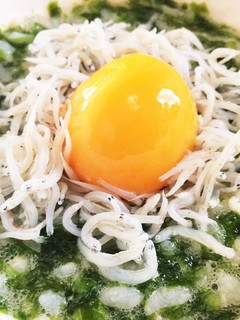 アオサとシラスの濃厚卵かけご飯-レシピのメイン写真