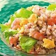 彩り食材でつくる、エビ玉さっぱり丼