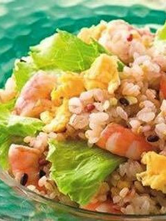 彩り食材でつくる、エビ玉さっぱり丼-レシピのメイン写真
