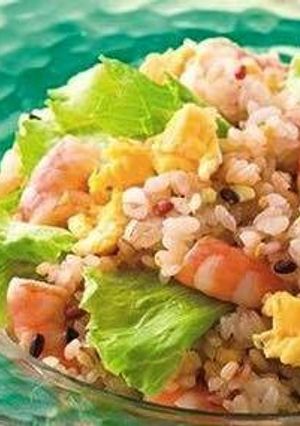 彩り食材でつくる、エビ玉さっぱり丼-レシピのメイン写真