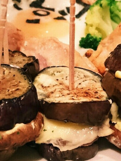 朝食に☆マヨチー椎茸のナス挟み焼き 簡単-レシピのメイン写真