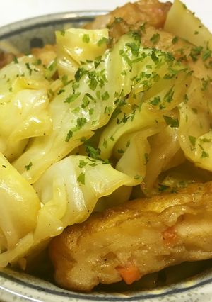 キャベツとさつま揚げのソース炒め✾-レシピのメイン写真