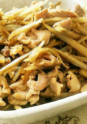 ご飯に合う！簡単ごぼう炒め-レシピのメイン写真