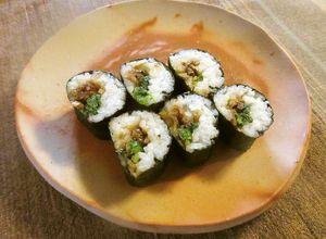 ほうれん草とくぎ煮の海苔巻き-レシピのメイン写真