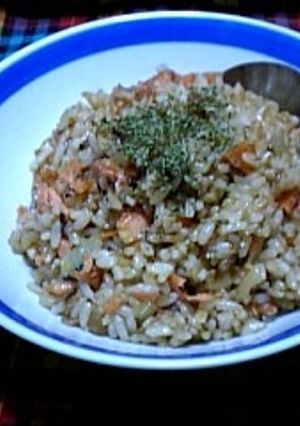 鮭チャーハン-レシピのメイン写真