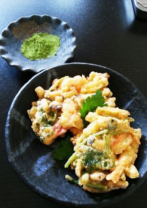 魚介と三つ葉のかき揚げ-レシピのメイン写真
