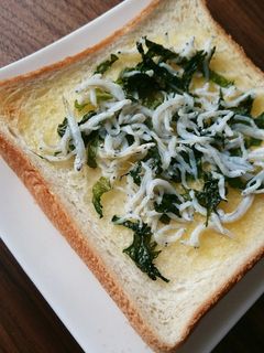 *しそ香る*釜揚げしらすトースト-レシピのメイン写真