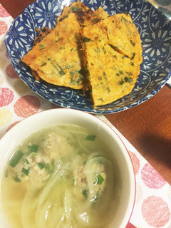 余った餃子のタネで中華スープ-レシピのメイン写真