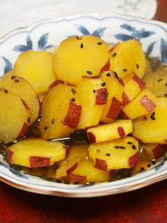 分量テキトーほっこり♡さつまいもの煮物-レシピのメイン写真