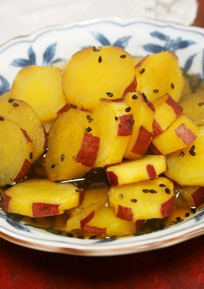 分量テキトーほっこり♡さつまいもの煮物-レシピのメイン写真