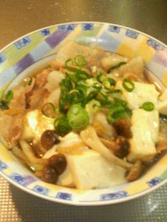 豆腐と豚肉の煮込み-レシピのメイン写真