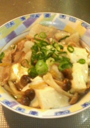 豆腐と豚肉の煮込み-レシピのメイン写真