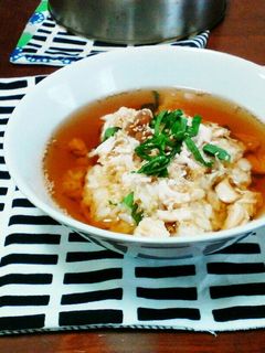 つわりの時でも!ささみのだし茶漬け-レシピのメイン写真