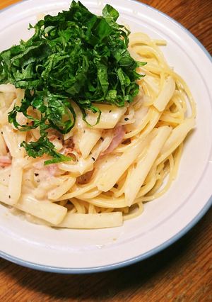 じゃがいもとベーコンのクリームパスタ-レシピのメイン写真