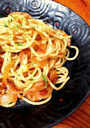 とまとまトムヤムクンパスタ-レシピのメイン写真